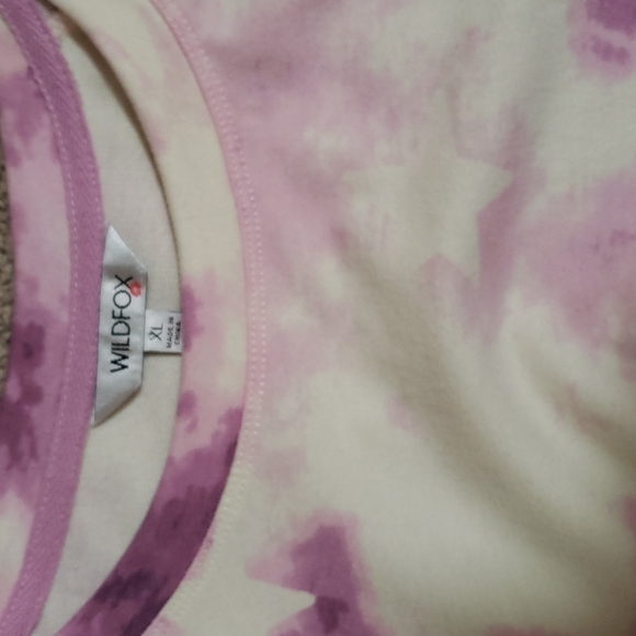 Wildfox Purple Tie Dye Sweatshirt- XL - Picture 3 of 3